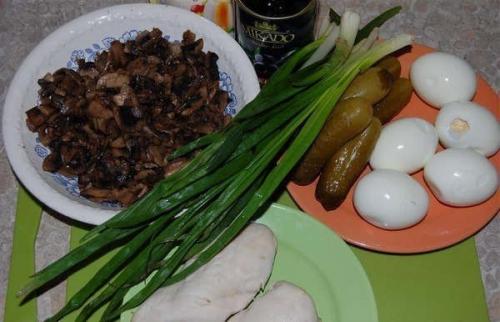 Салат Березка. Вам потребуется: 01 Салат Березка. Вам потребуется: 01