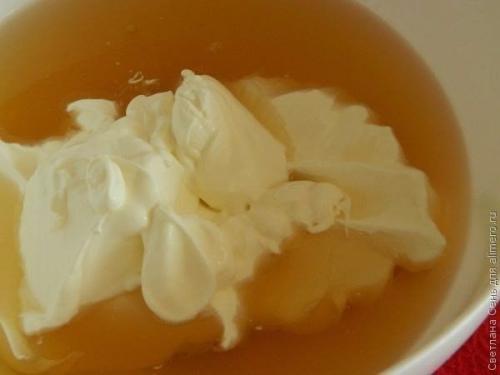 Торт - желе Нежность торт без выпечки. 04