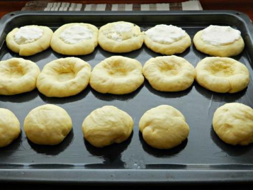 Домашние ватрушки с творогом. 04