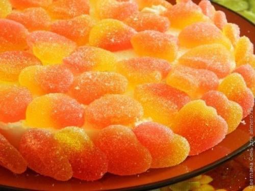 Торт - желе Нежность торт без выпечки. 07