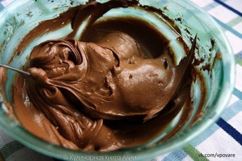 Шоколадное печенье с кокосовым кремом. 06