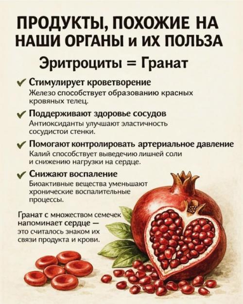 Ты когда-нибудь задумывалась, почему некоторые продукты так странно похожи на наши органы? 01