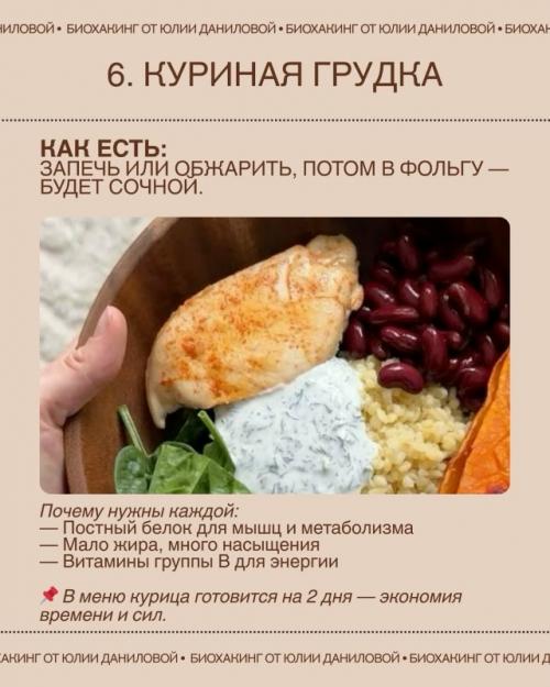 Собрала 7 продуктов, которые есть в моём меню Неделя в Тарелке и которые должны быть в рационе каждой женщины. 06