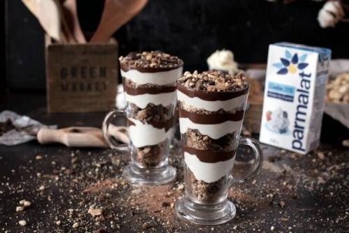 Шоколадно - ореховое парфе. 09