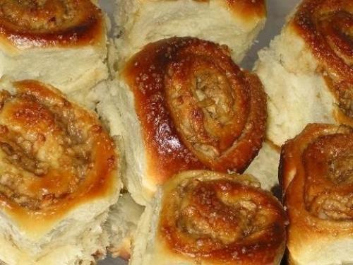 Булочки с яблоком из быстрого теста. 06 Булочки с яблоком из быстрого теста. 06