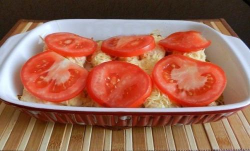 Запечённая сёмга с сыром. 05 Запечённая сёмга с сыром. 05