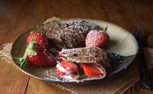 Шоколадные блинчики на молоке. 04 Шоколадные блинчики на молоке. 04