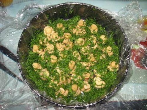 Салат Грибная Поляна (закусочный торт. 02 Салат Грибная Поляна (закусочный торт. 02