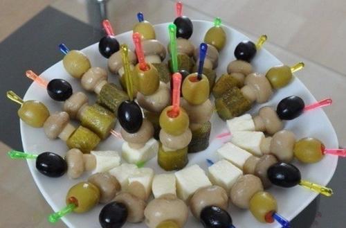 10 идей для канапе на шпажках. 09