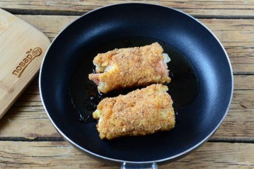 Сытные рулетики из хлеба. 05