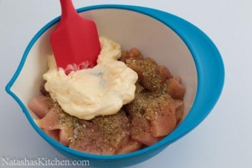 Панированные шашлычки из курицы. 02 Панированные шашлычки из курицы. 02