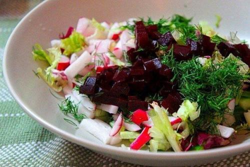 Холодный Летний суп со Свеклой и Кефиром (Диетический Вариант). 04