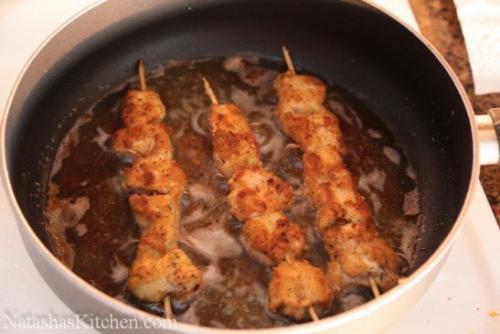 Панированные шашлычки из курицы. 08 Панированные шашлычки из курицы. 08