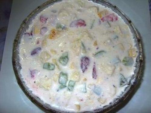 Фруктово - бисквитный торт. 03 Фруктово - бисквитный торт. 03