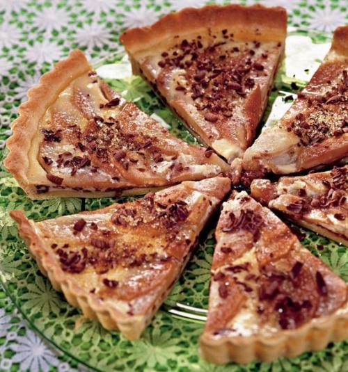Пирог с грушами и шоколадом. Пирог с грушами и шоколадом.