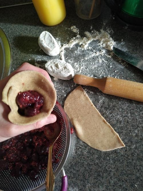 Печёные фруктовые Самосы. 02 Печёные фруктовые Самосы. 02