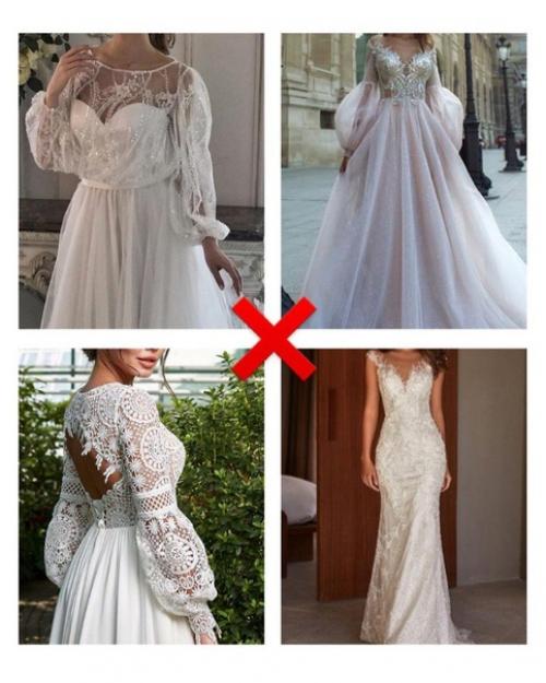 Какие свадебные платья в моде в этом году будут. 03