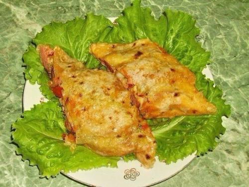 Фаршированный лаваш, запечённый в духовке. 05