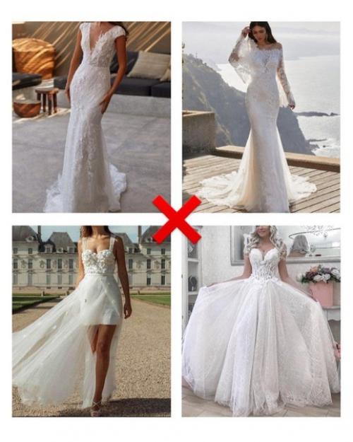 Какие свадебные платья в моде в этом году будут. 04