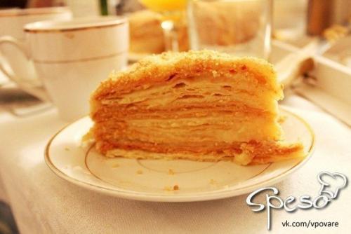 Самый быстрый и вкусный рецепт торта Наполеон. Самый быстрый и вкусный рецепт торта Наполеон.