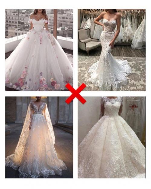 Какие свадебные платья в моде в этом году будут. 02