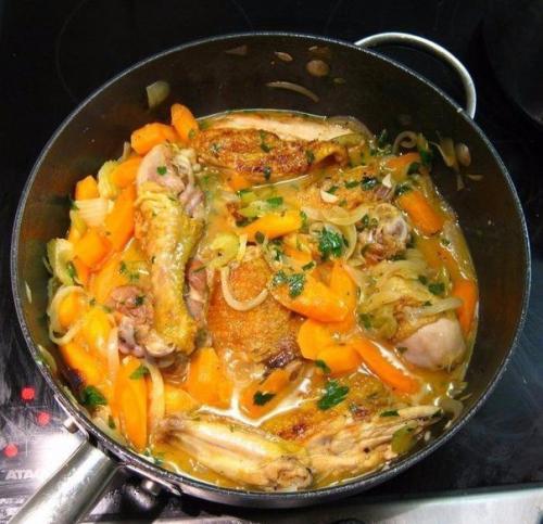 Фрикасе из курицы. Фрикасе из курицы.