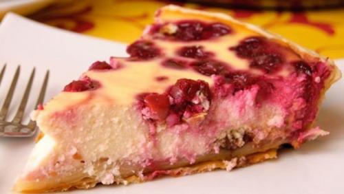 Творожный торт с вишней. Творожный торт с вишней.