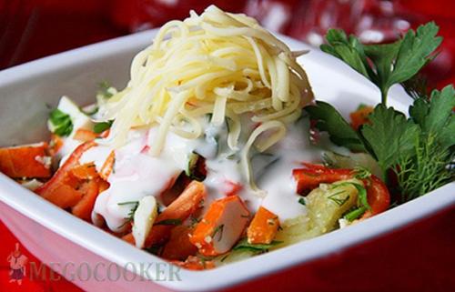 Зимний салат Под Снегом. Зимний салат Под Снегом.