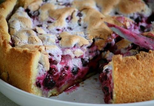 Пирог со смородиной.