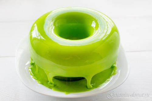 Муссовый торт Клубника - Ваниль - Базилик. 09 Муссовый торт Клубника - Ваниль - Базилик. 09