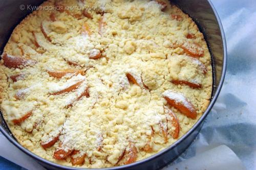 Пирог с абрикосами насыпной. 07 Пирог с абрикосами насыпной. 07
