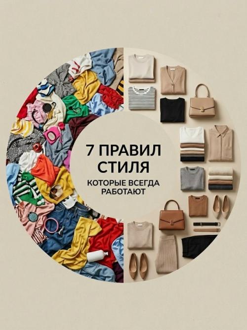 7 правил стиля, которые реально работают всегда и не зависят от трендов: 


