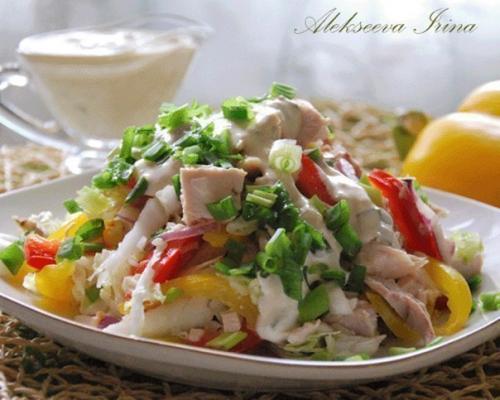 Топ - 6 салатов с куриным Филе. 04 Топ - 6 салатов с куриным Филе. 04