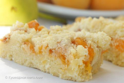 Пирог с абрикосами насыпной. 09 Пирог с абрикосами насыпной. 09