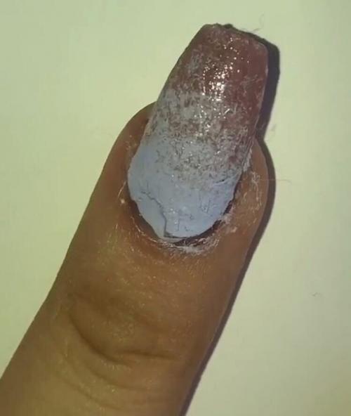 Когда попыталась самостоятельно сделать себе переход. 02