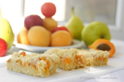 Пирог с абрикосами насыпной. 08 Пирог с абрикосами насыпной. 08