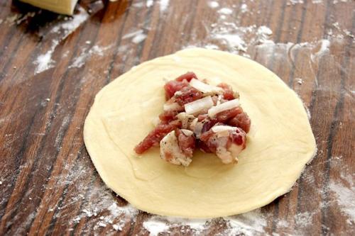 Слоеная самса (настоящая, узбекская). 07 Слоеная самса (настоящая, узбекская). 07