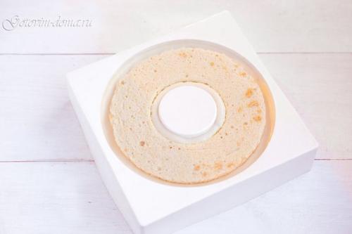 Муссовый торт Клубника - Ваниль - Базилик. 07 Муссовый торт Клубника - Ваниль - Базилик. 07