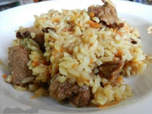 Плов с говядиной. Плов с говядиной.