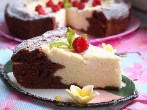 Шоколадная ватрушка.  Ингредиенты: