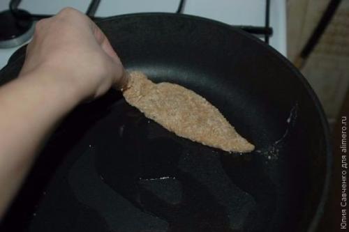 Куриные отбивные в сырном кляре. 04