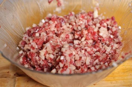 Манты по-домашнему.  Ингредиенты: 02