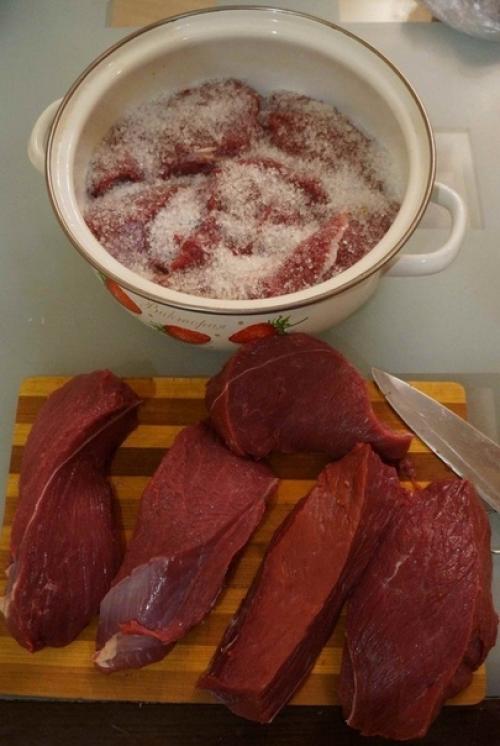 Вкусное вяленое мясо. 03