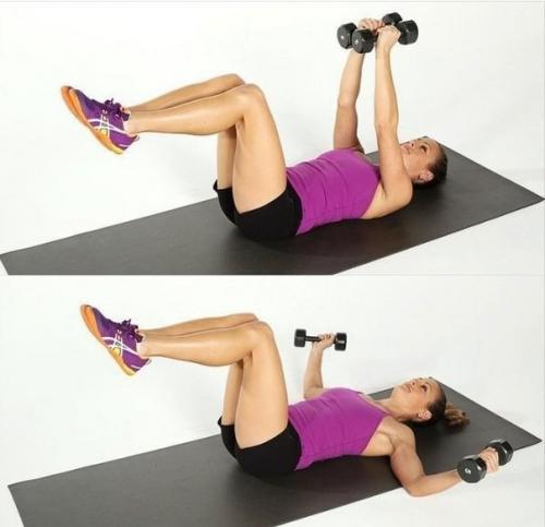 Комплексные упражнения с акцентом на руки.