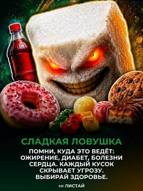 Обработанный сахар незаметно проникает внутрь, словно тихий вор … сладкий перекус, а потом большой счет. 08 Обработанный сахар незаметно проникает внутрь, словно тихий вор … сладкий перекус, а потом большой счет. 08