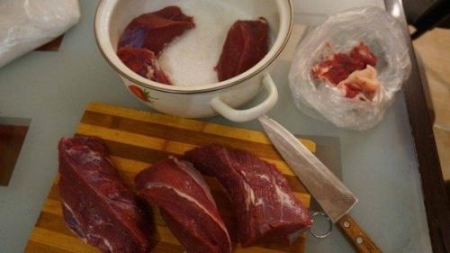 Вкусное вяленое мясо. 01