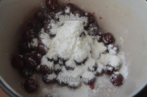 Творожный пирог с вишней. 05 Творожный пирог с вишней. 05