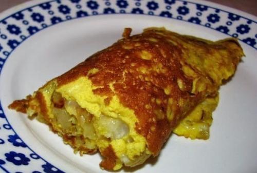 Британский омлет с сыром.