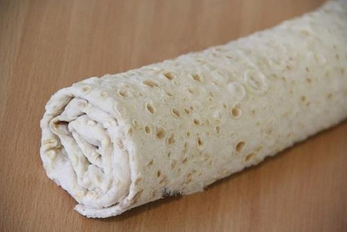 Рулет из лаваша с печенью трески. 05 Рулет из лаваша с печенью трески. 05