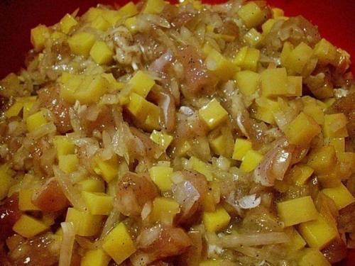 Эчпочмак.  Ингредиенты:  - Кефир. 01